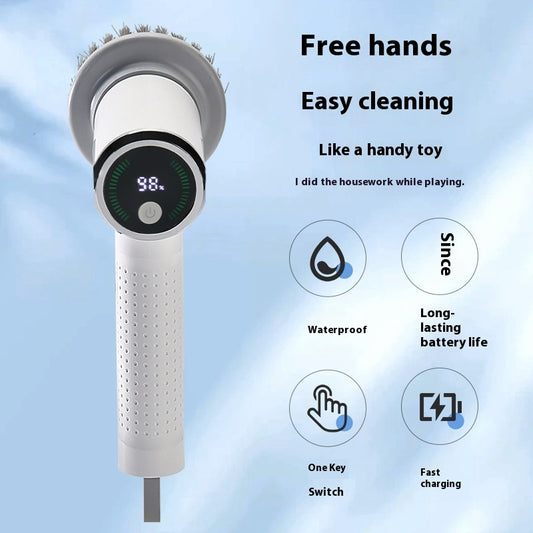 Multifunctional Smart Display Electric Cleaning Brush