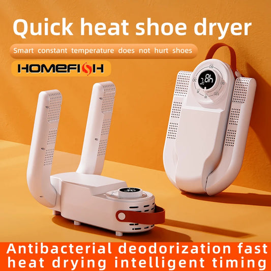 Q1 Intelligenter Timer, Schuhtrockner, Verstellbarer Trockner, Schnell Trocknend, Desodorierend, Sterilisierend, Schuhtrockner, Haushalts-Schuhwärmer, Heizung