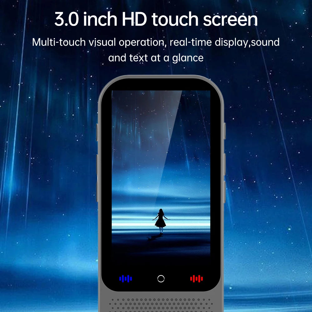 S80 Pro Portable Language Translator Device with 138 Languages Voice Translating 16 Offline Translation Chatgpt Function